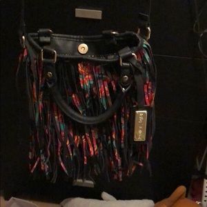 Betsey Johnson fringe crossbody